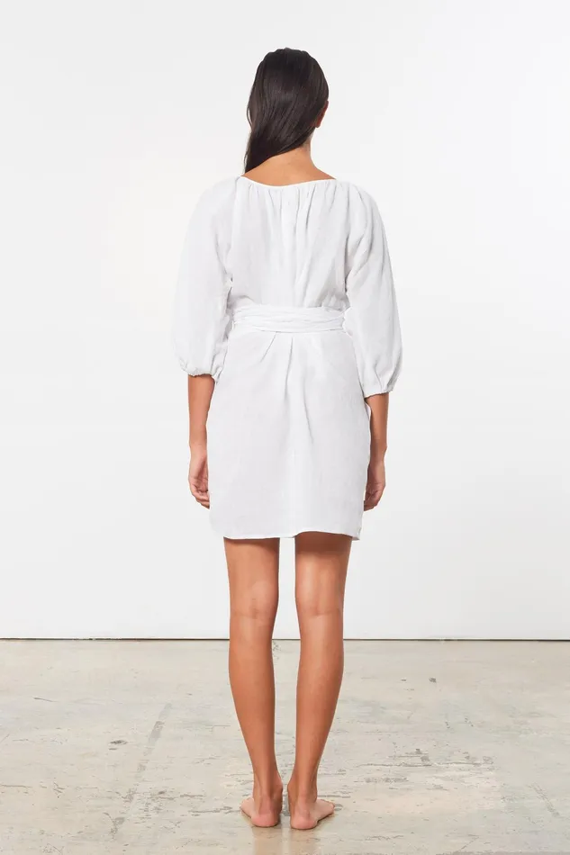 Women Mara Hoffman Dresses Coletta Dress White Women Mara Hoffman Dresses Coletta Dress White