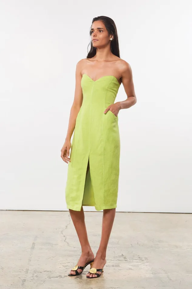 Women Mara Hoffman Dresses Diaz Dress Green
