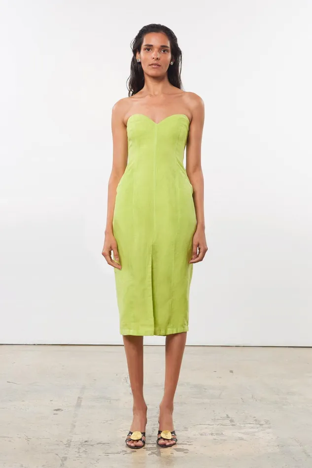 Women Mara Hoffman Dresses Diaz Dress Green Women Mara Hoffman Dresses Diaz Dress Green