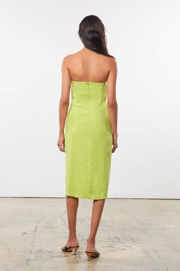 Women Mara Hoffman Dresses Diaz Dress Green Women Mara Hoffman Dresses Diaz Dress Green