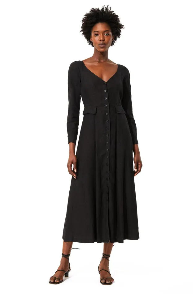 Women Mara Hoffman Dresses Silvana Dress Black