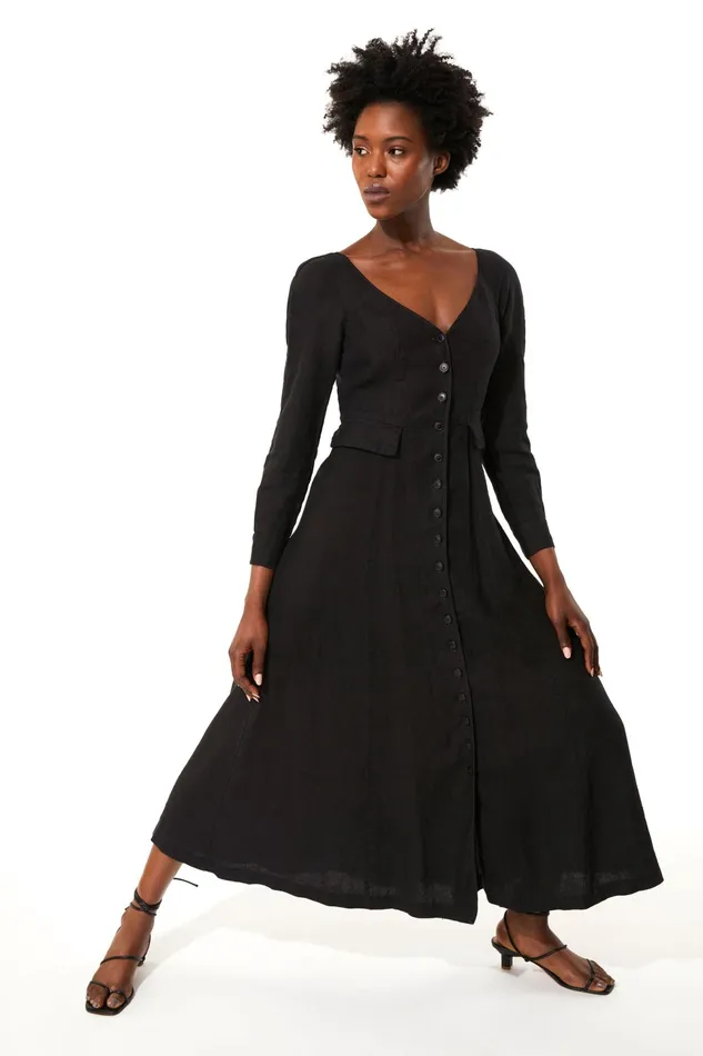 Women Mara Hoffman Dresses Silvana Dress Black