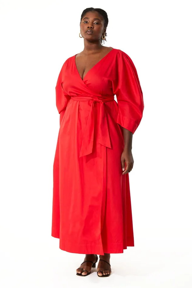 Women Mara Hoffman Extended Sizes Extended Agnella Dress Red