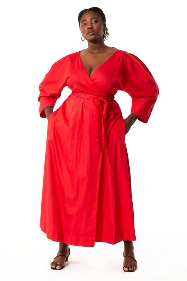 Women Mara Hoffman Extended Sizes Extended Agnella Dress Red Women Mara Hoffman Extended Sizes Extended Agnella Dress Red