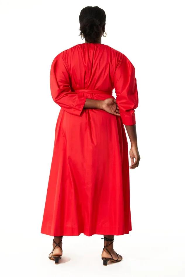 Women Mara Hoffman Extended Sizes Extended Agnella Dress Red Women Mara Hoffman Extended Sizes Extended Agnella Dress Red
