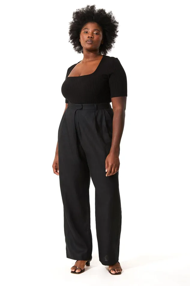 Women Mara Hoffman Extended Sizes Extended Eldora Pant Black