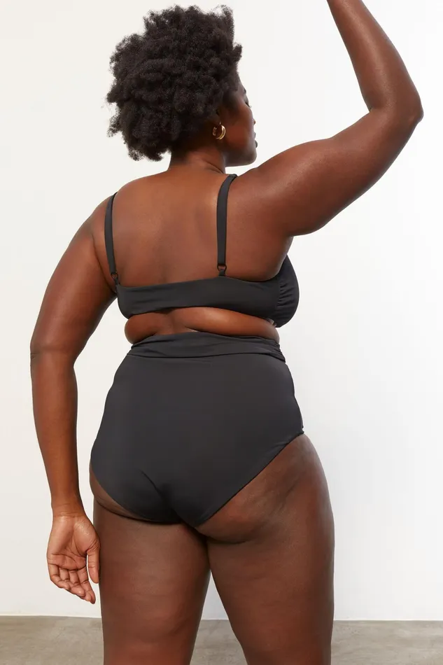 Women Mara Hoffman Extended Sizes Extended Jay Bikini Bottom Black