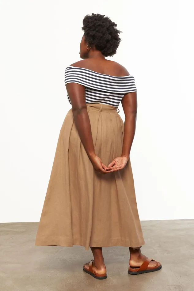Women Mara Hoffman Extended Sizes Extended Tulay Skirt Khaki
