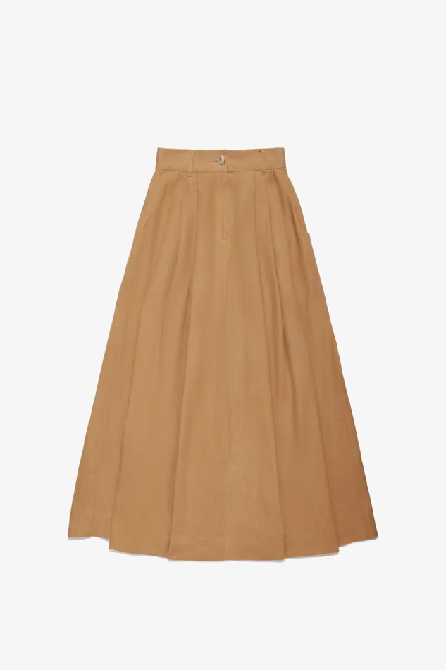 Women Mara Hoffman Extended Sizes Extended Tulay Skirt Khaki