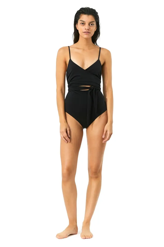 Women Mara Hoffman One Pieces Isolde One Piece Black
