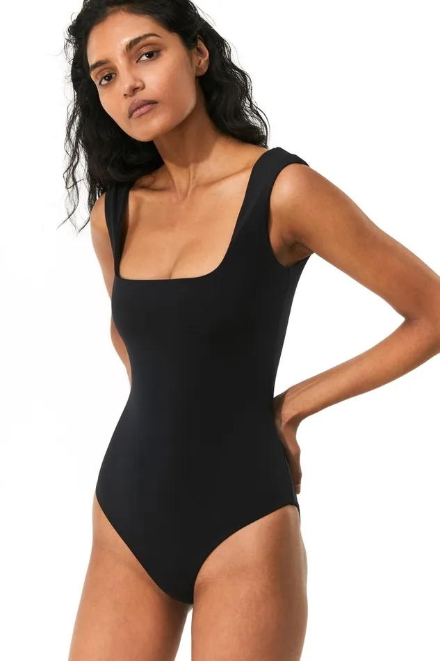 Women Mara Hoffman One Pieces Persephone One Piece Black