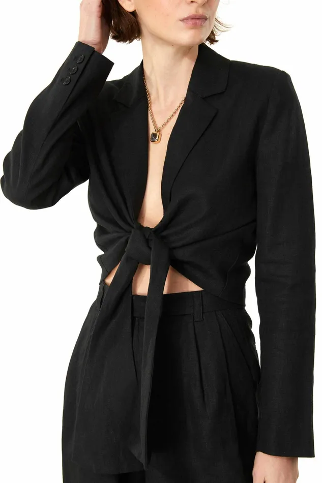 Women Mara Hoffman Outerwear Catalina Jacket Black