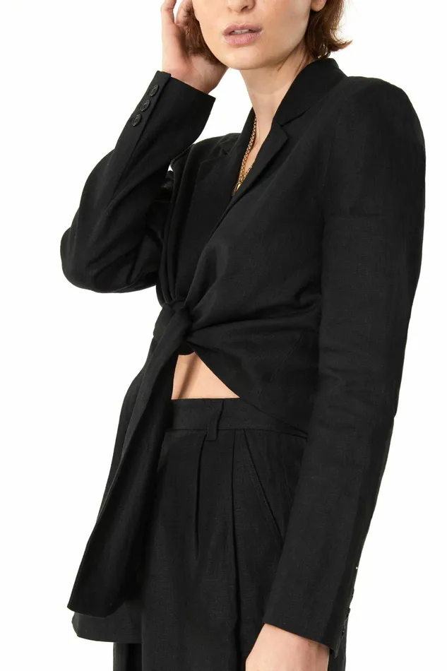 Women Mara Hoffman Outerwear Catalina Jacket Black