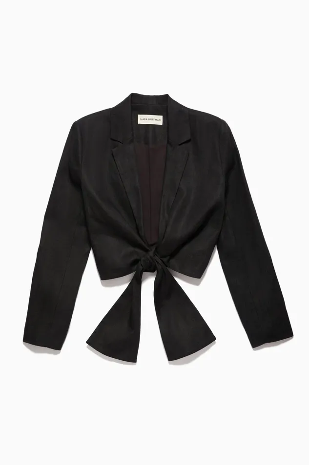 Women Mara Hoffman Outerwear Catalina Jacket Black