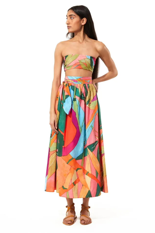 Women Mara Hoffman Skirts Katrine Skirt Print