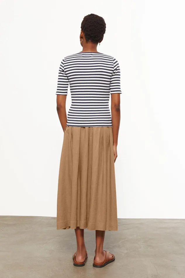 Women Mara Hoffman Tops Monique Top Navy White