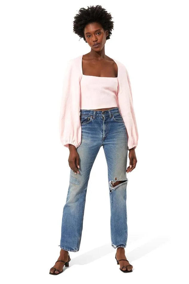 Women Mara Hoffman Tops Moon Top Blush