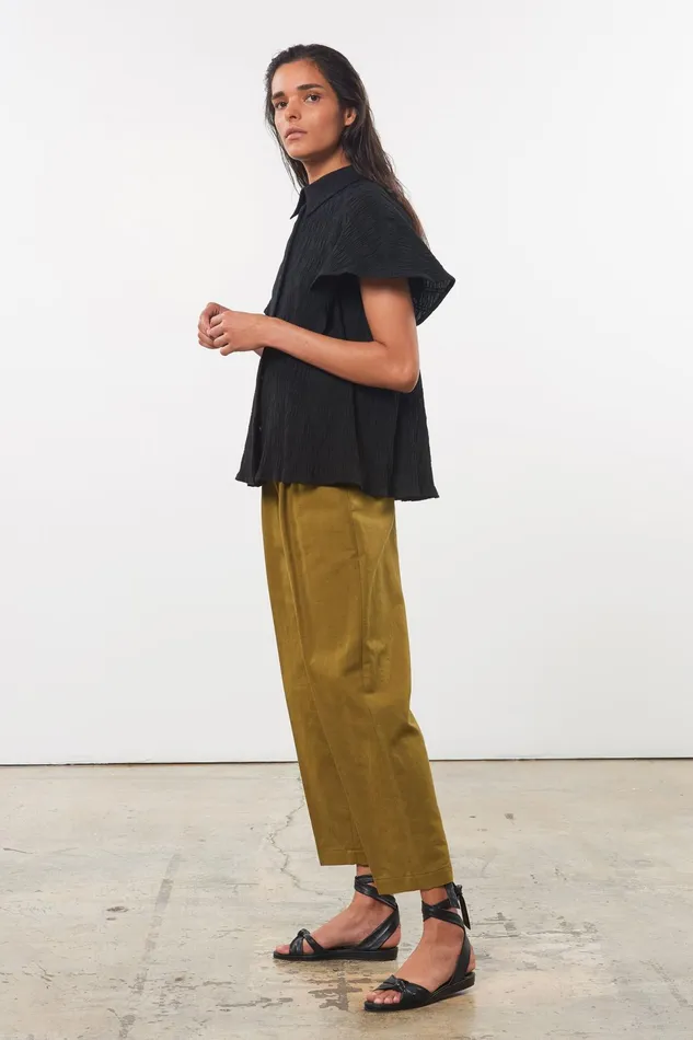 Women Mara Hoffman Tops Phebe Top Black
