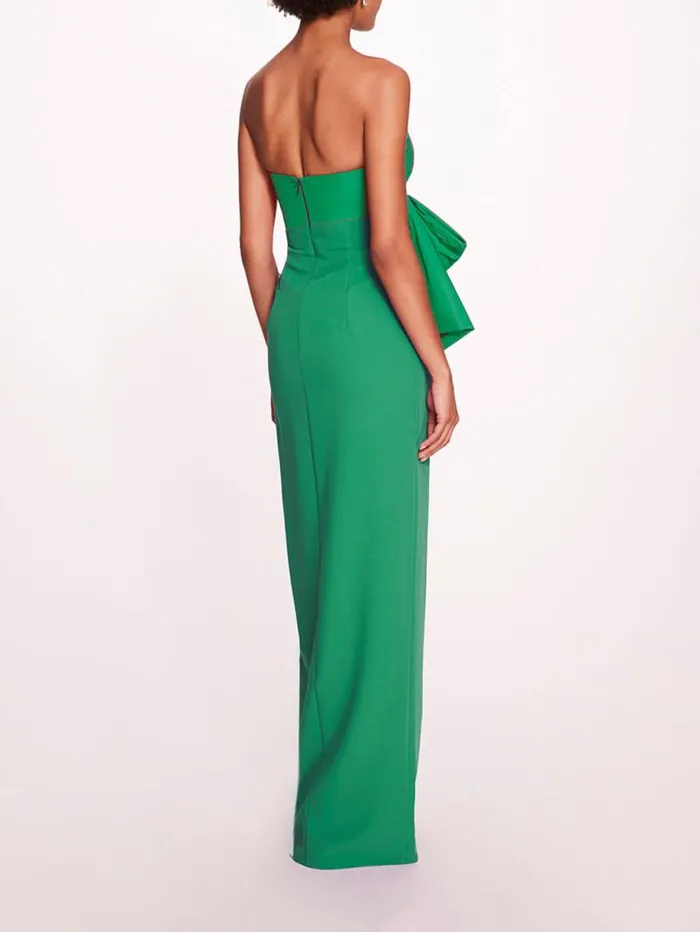 Women Marchesa Marchesa Notte Deconstructed Bow Gown Emerald