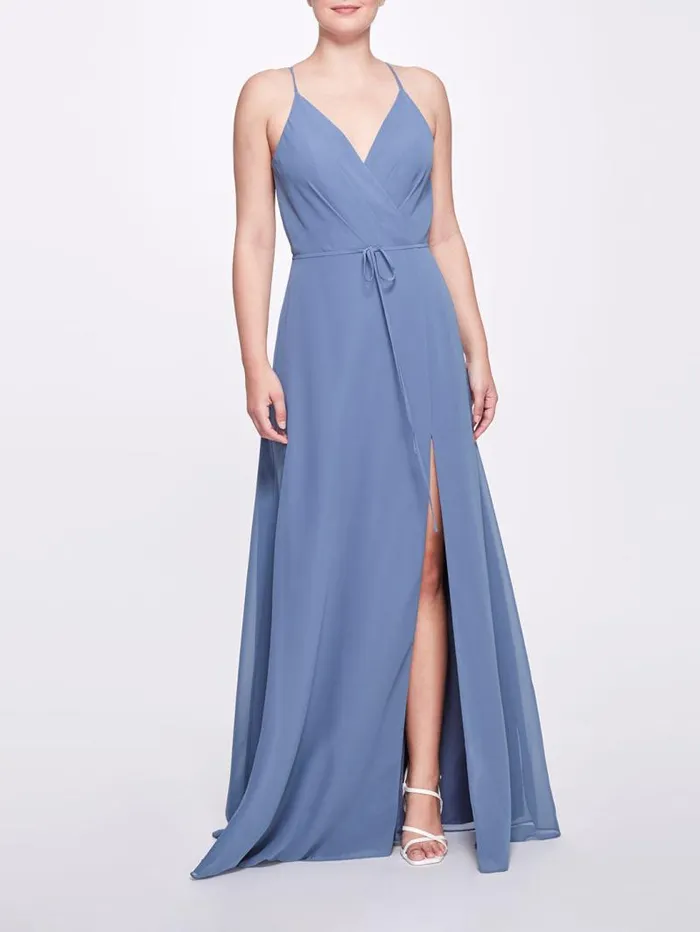 Women Marchesa Marchesa Notte Sessa Slate Blue