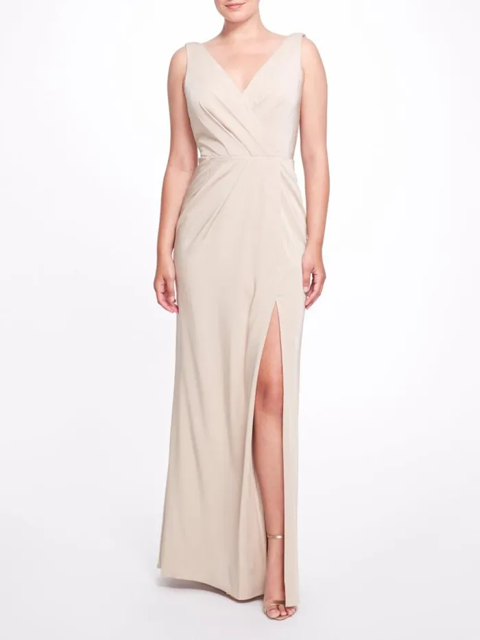 Women Marchesa Marchesa Notte Turin Champagne