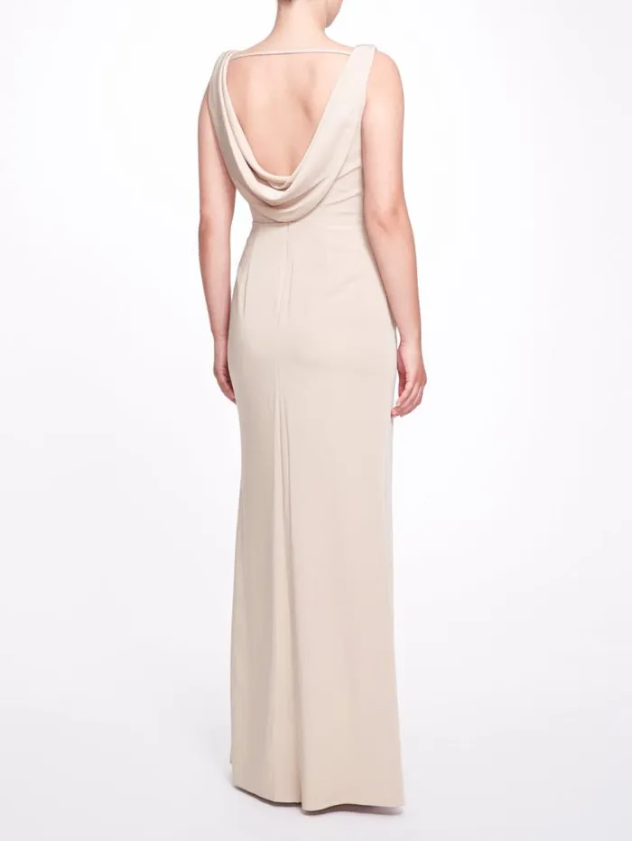Women Marchesa Marchesa Notte Turin Champagne