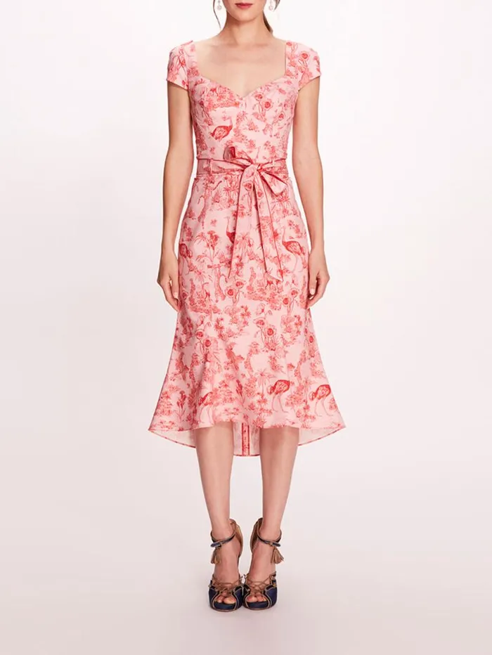 Women Marchesa Marchesa Rosa Daylily Dress Blushred