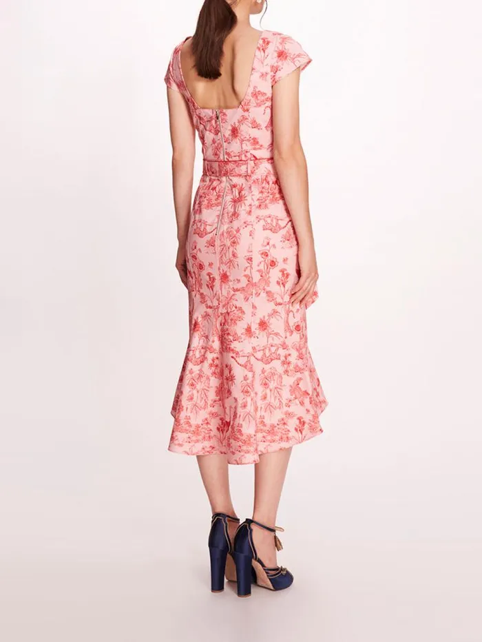 Women Marchesa Marchesa Rosa Daylily Dress Blushred