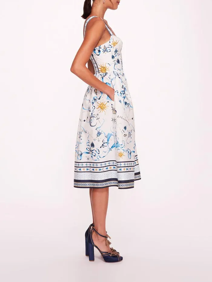 Women Marchesa Marchesa Rosa Willow Blue Multi