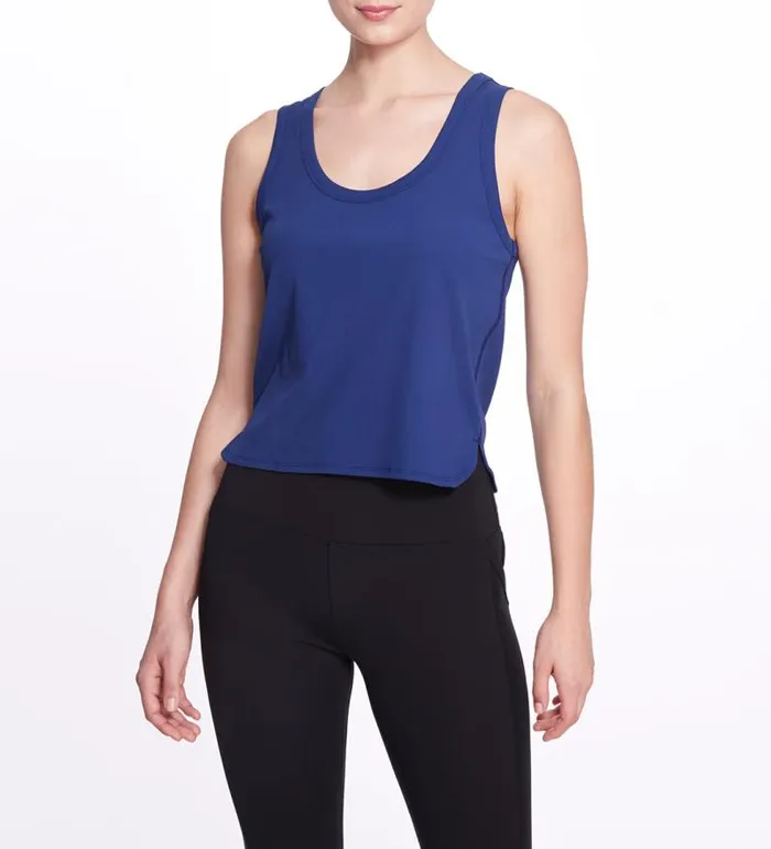Women Marchesa Tops Helene Tank Navy