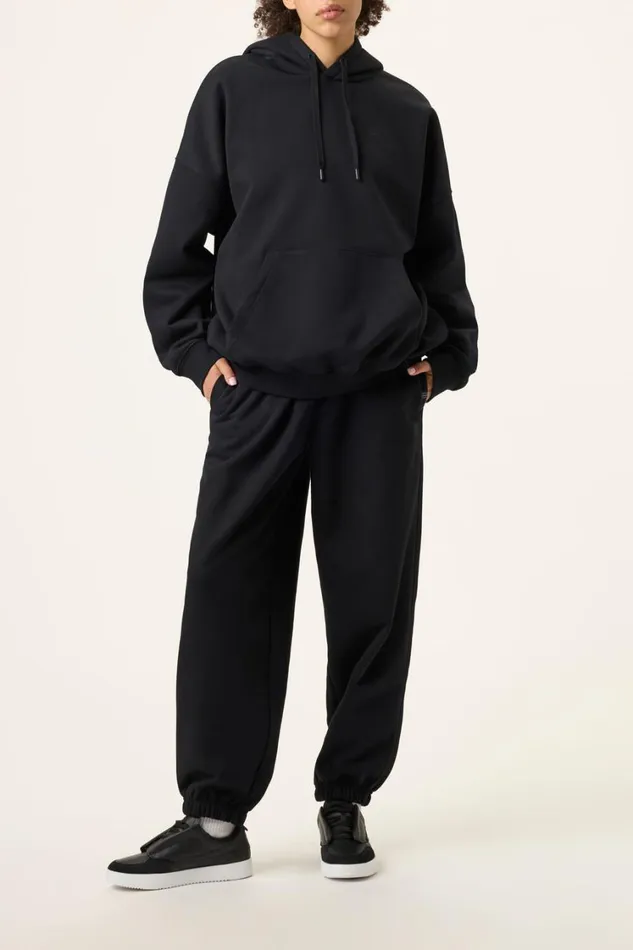 Women Matching Sets Fila Apex Oversized Hoodie 001 Black Women Matching Sets Fila Apex Oversized Hoodie 001 Black