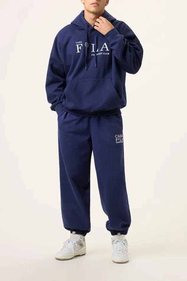 Women Matching Sets Fila CASA FILA Country Club Jogger 400 Fila Navy