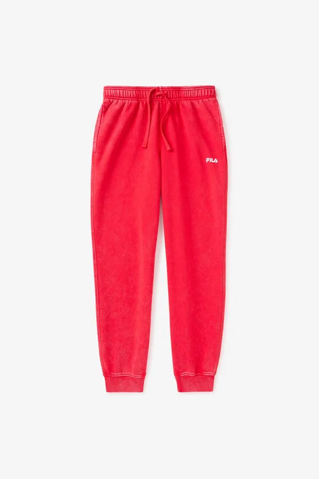 Women Matching Sets Fila Sportstyle Linear Logo Jogger 611 Fila Redwhite