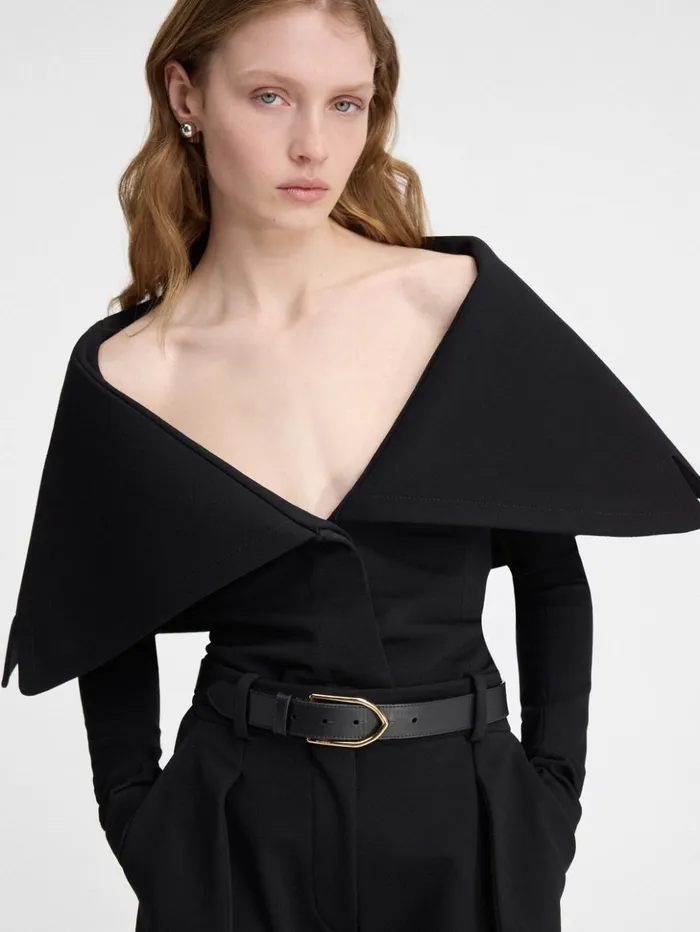 WomenMen Belts JACQUEMUS The Bambino Belt Black WomenMen Belts JACQUEMUS The Bambino Belt Black