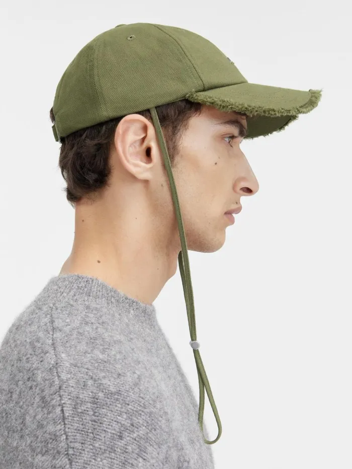 WomenMen Hats JACQUEMUS The Artichaut Cap Khaki