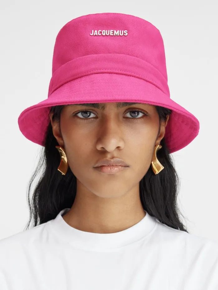 WomenMen Hats JACQUEMUS The Gadjo Bucket Hat Pink