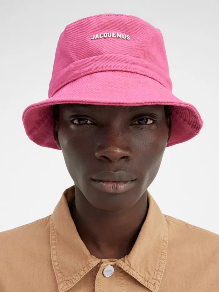 WomenMen Hats JACQUEMUS The Gadjo Bucket Hat Pink