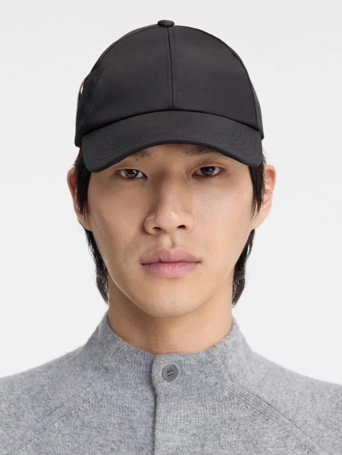 WomenMen Hats JACQUEMUS The Ovalie Cap Black WomenMen Hats JACQUEMUS The Ovalie Cap Black