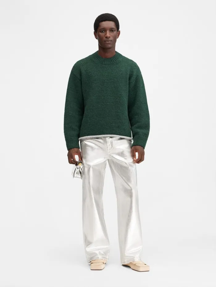 WomenMen Knits JACQUEMUS The Pavane Knit Dark Green
