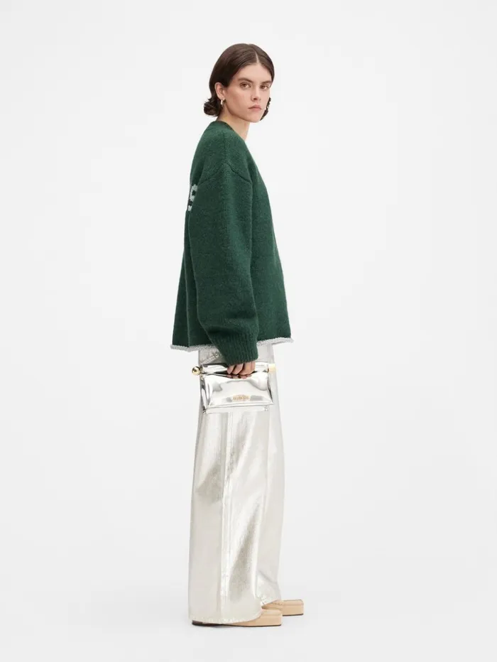 WomenMen Knits JACQUEMUS The Pavane Knit Dark Green WomenMen Knits JACQUEMUS The Pavane Knit Dark Green