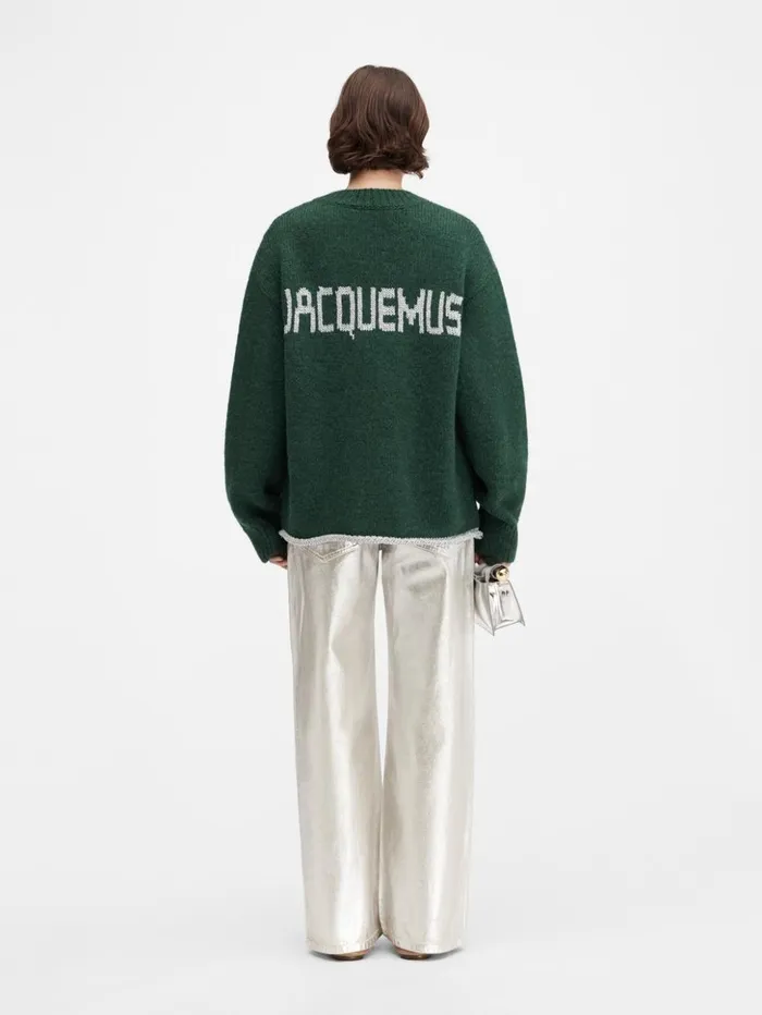 WomenMen Knits JACQUEMUS The Pavane Knit Dark Green WomenMen Knits JACQUEMUS The Pavane Knit Dark Green