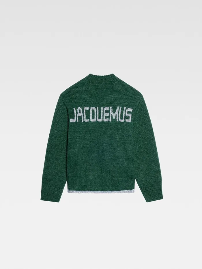 WomenMen Knits JACQUEMUS The Pavane Knit Dark Green WomenMen Knits JACQUEMUS The Pavane Knit Dark Green