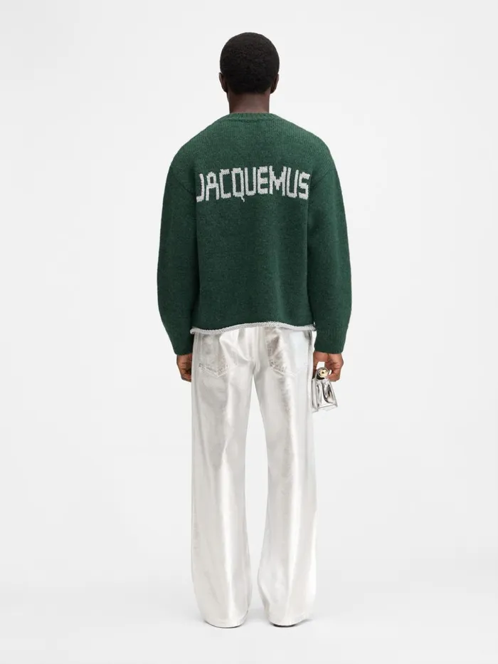 WomenMen Knits JACQUEMUS The Pavane Knit Dark Green WomenMen Knits JACQUEMUS The Pavane Knit Dark Green