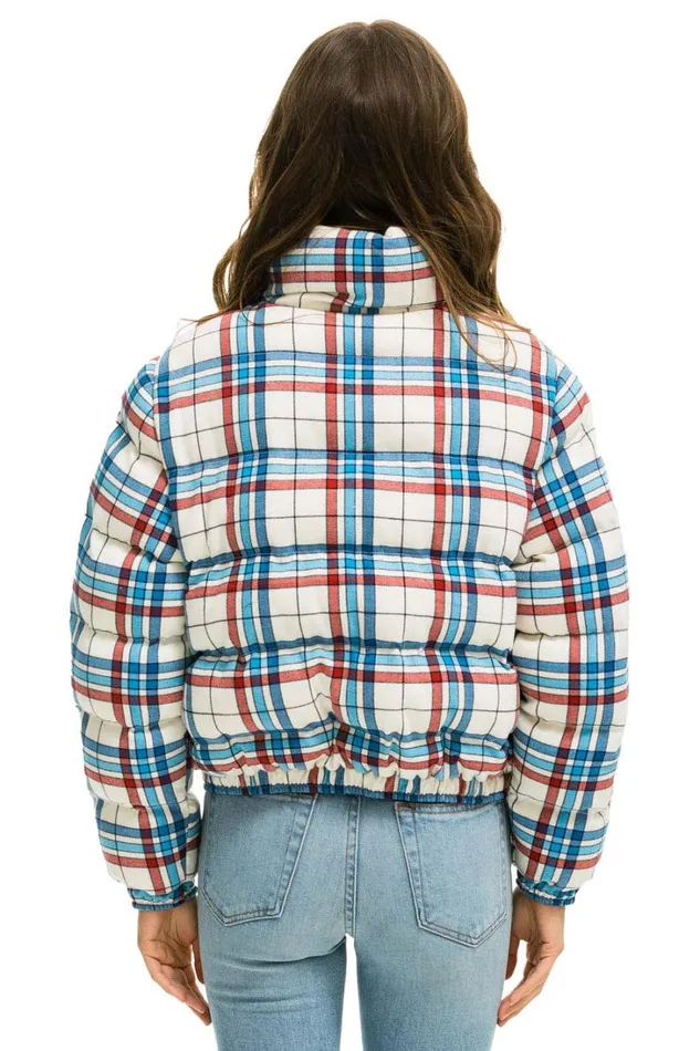WomenMen Outerwear Aviator Nation APRES PLAID PUFFER JACKET 8211 MONTAUK PLAID WomenMen Outerwear Aviator Nation APRES PLAID PUFFER JACKET 8211 MONTAUK PLAID