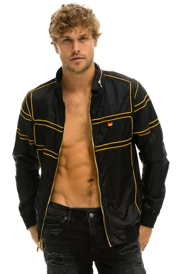 WomenMen Outerwear Aviator Nation RACER JACKET 8211 BLACK WomenMen Outerwear Aviator Nation RACER JACKET 8211 BLACK