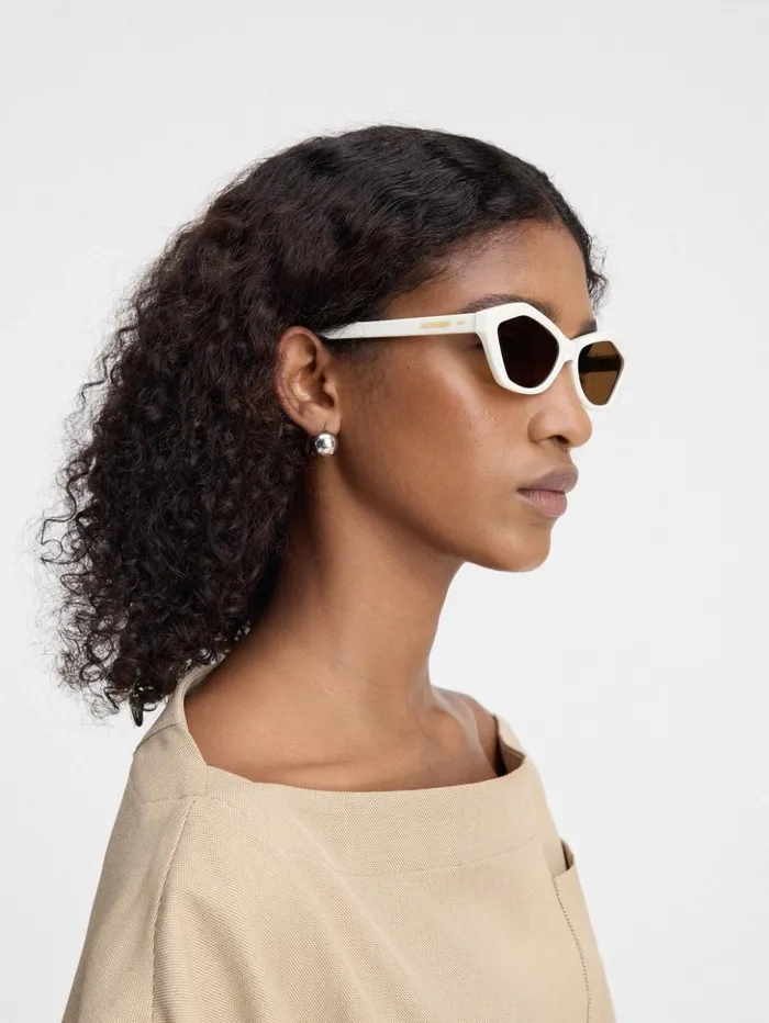 WomenMen Sunglasses JACQUEMUS The Bambino Sunglasses White