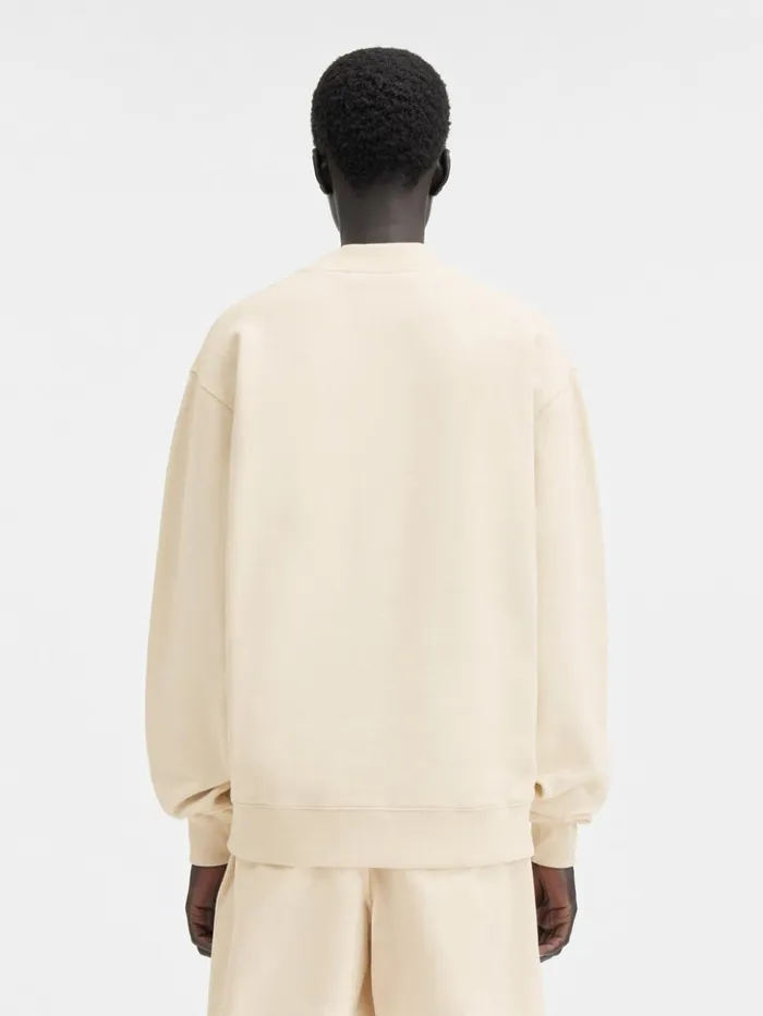 WomenMen Sweatshirts and Joggings JACQUEMUS The Gros Grain Sweatshirt Beige WomenMen Sweatshirts and Joggings JACQUEMUS The Gros Grain Sweatshirt Beige