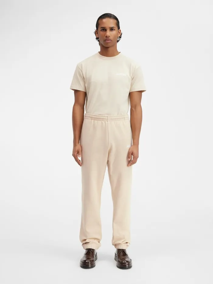 WomenMen Sweatshirts and Joggings JACQUEMUS The Jacquemus Track Pants Light Beige