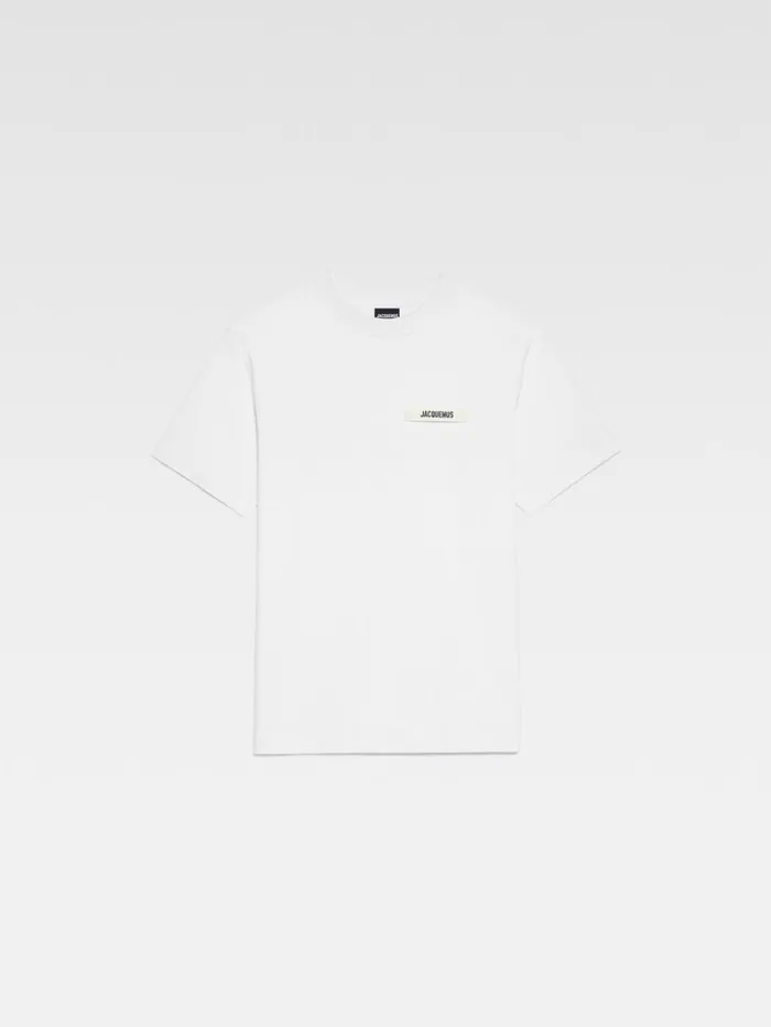 WomenMen Tshirts JACQUEMUS The Gros Grain Tshirt White WomenMen Tshirts JACQUEMUS The Gros Grain Tshirt White
