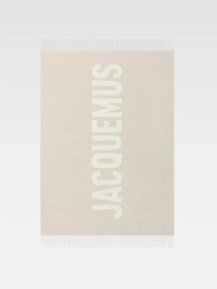 WomenMen Textile Accessories JACQUEMUS The Jacquemus Plaid Multibeige